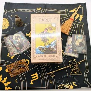 Tarot deck, tarot cards, rider waite deck gift set. 10pc tarot deck kit.