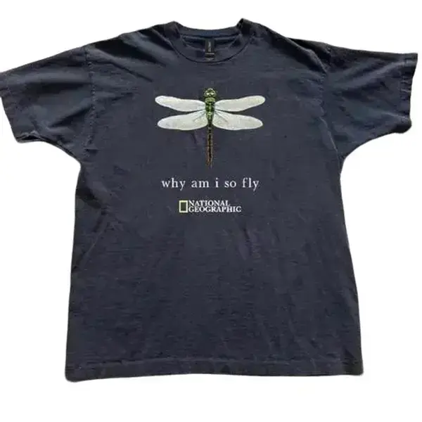National Geographic "why am i so fly" dragonfly Unisex T-Shirt S-5XL