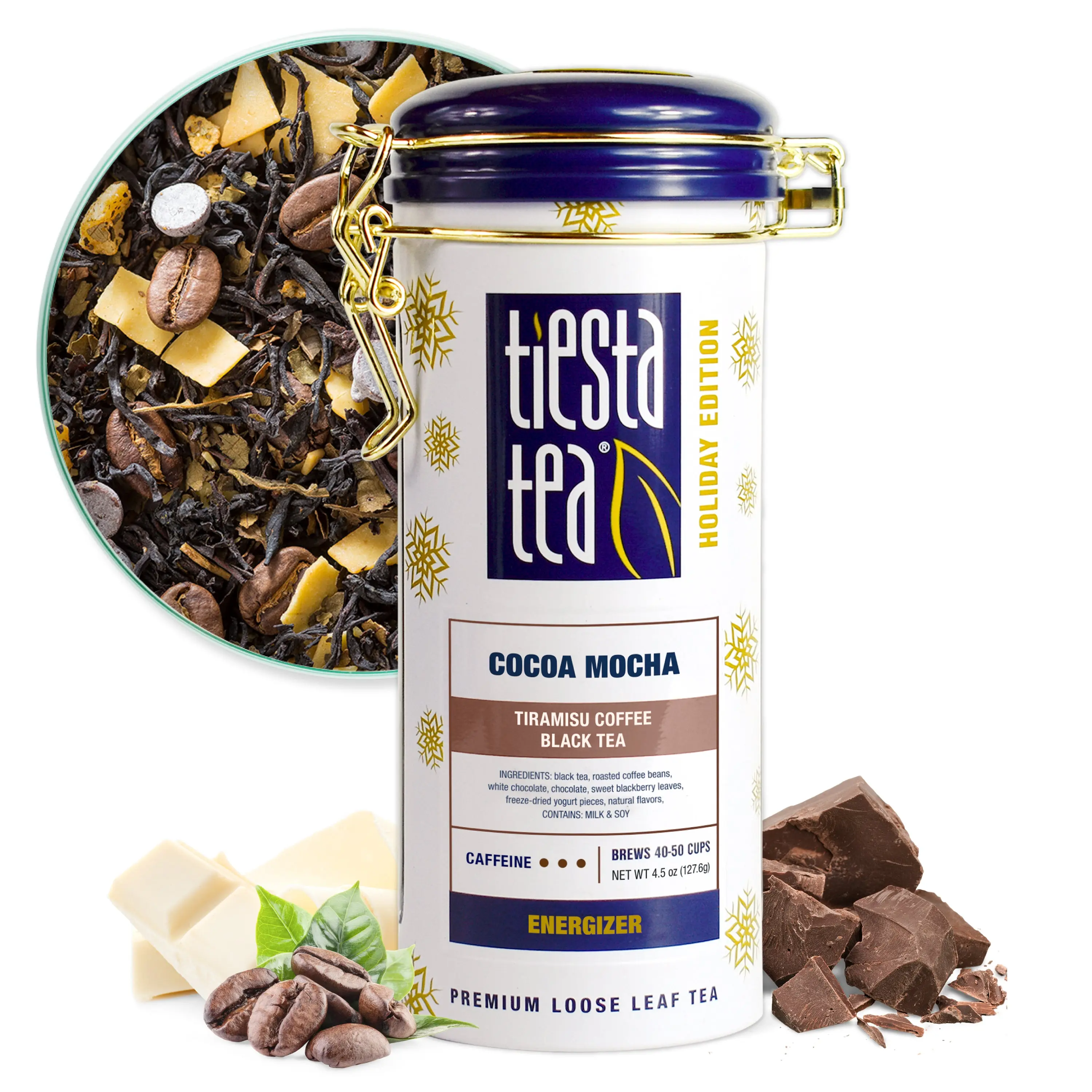 Tiramisu Black Tea, Cocoa Mocha Chocolate Coffee Loose Leaf Tea | Tiesta Tea