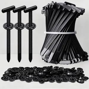 Upgraded  Universal Cable Tie Buckle, Heavy Duty Self-Locking Rivet Zip Ties, Multifunctional Cable Tie Buckle for Car Daily Repair, Home, Office, Garden, Workshop(30Pcs)