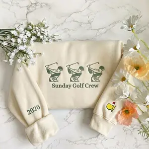 Masters Tournament Augusta Georgia Embroidered Shirt, Golf Tradition Embroidery Sweatshirt, Amen Corner Golfing Gift, Green Jacket Apparel