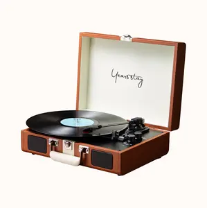 Middx Vinyl Record Player Retro Phonograph Bluetooth Speaker All-in-One Turntable Premium Gift