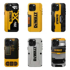 DEWALT Tool Inspired Phone Case Collection – Heavy Duty Jobsite & Power Tool Cover - Phone Cover for iPhone 7-17 Pro Max / for Samsung S21-S25 Ultra