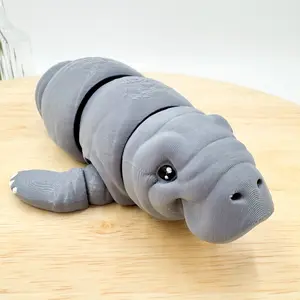 Realistic Manatee 3D Printed Collectible Figurine