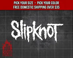Slipknot Decal For Car Band Logo Sticker For Laptop