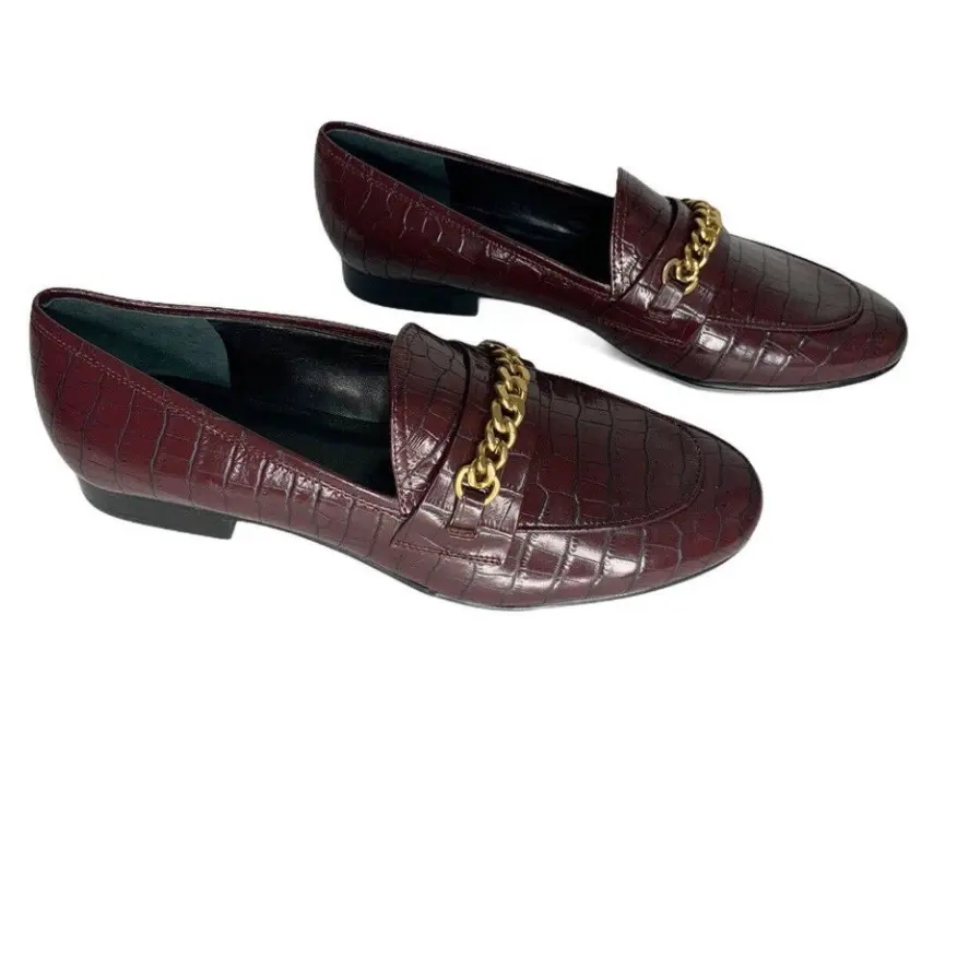 Marc Fisher LTD Nickie Loafer remle maroon size 8 NEW $180