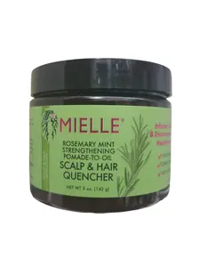 Mielle Rosemary Mint Strengthening Pomade-To-Oil Scalp & Hair Quencher 5oz Haircare Moisture  Moisturize Moisturizer Comfort Hydrate rosemary mint
