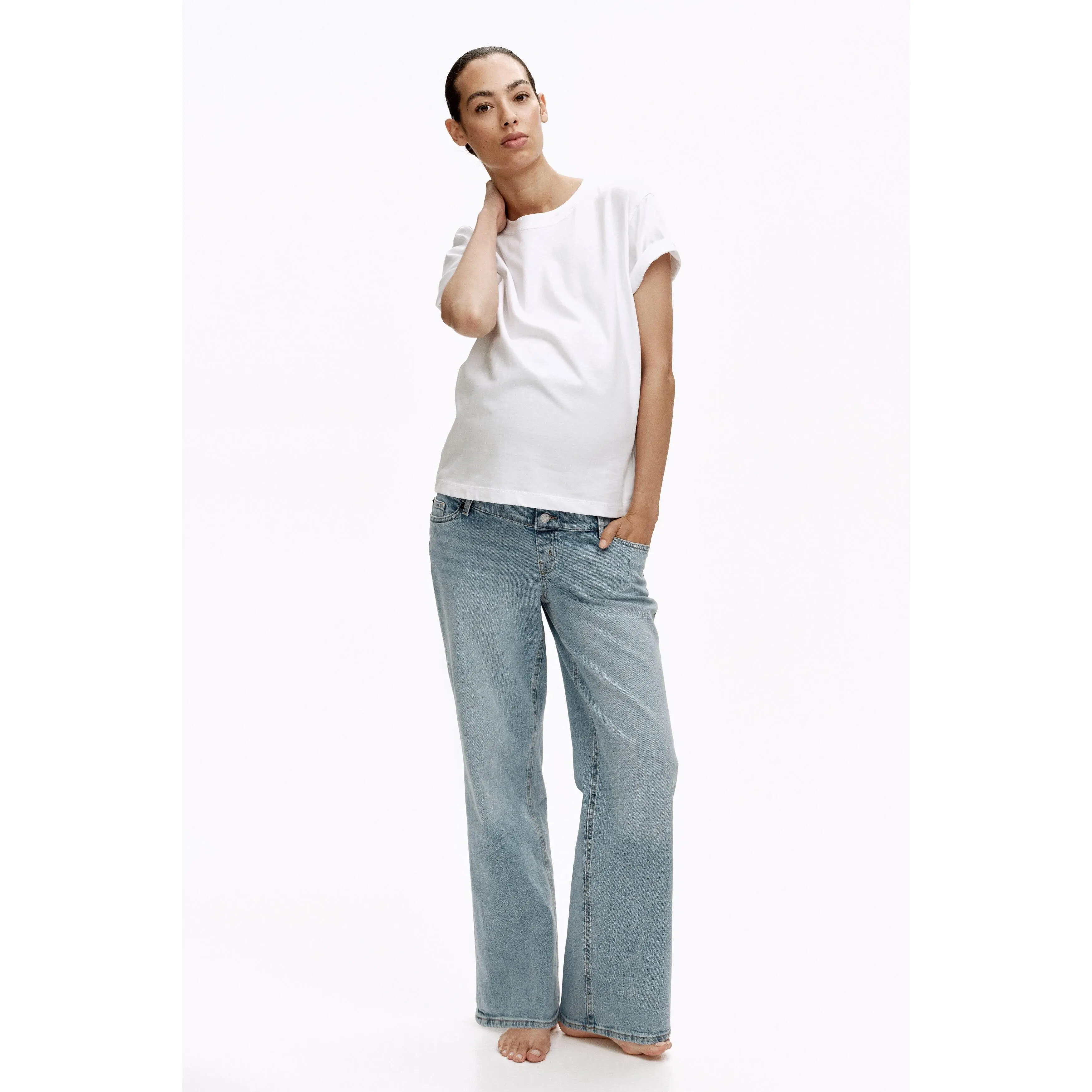 H&M MAMA Wide jeans