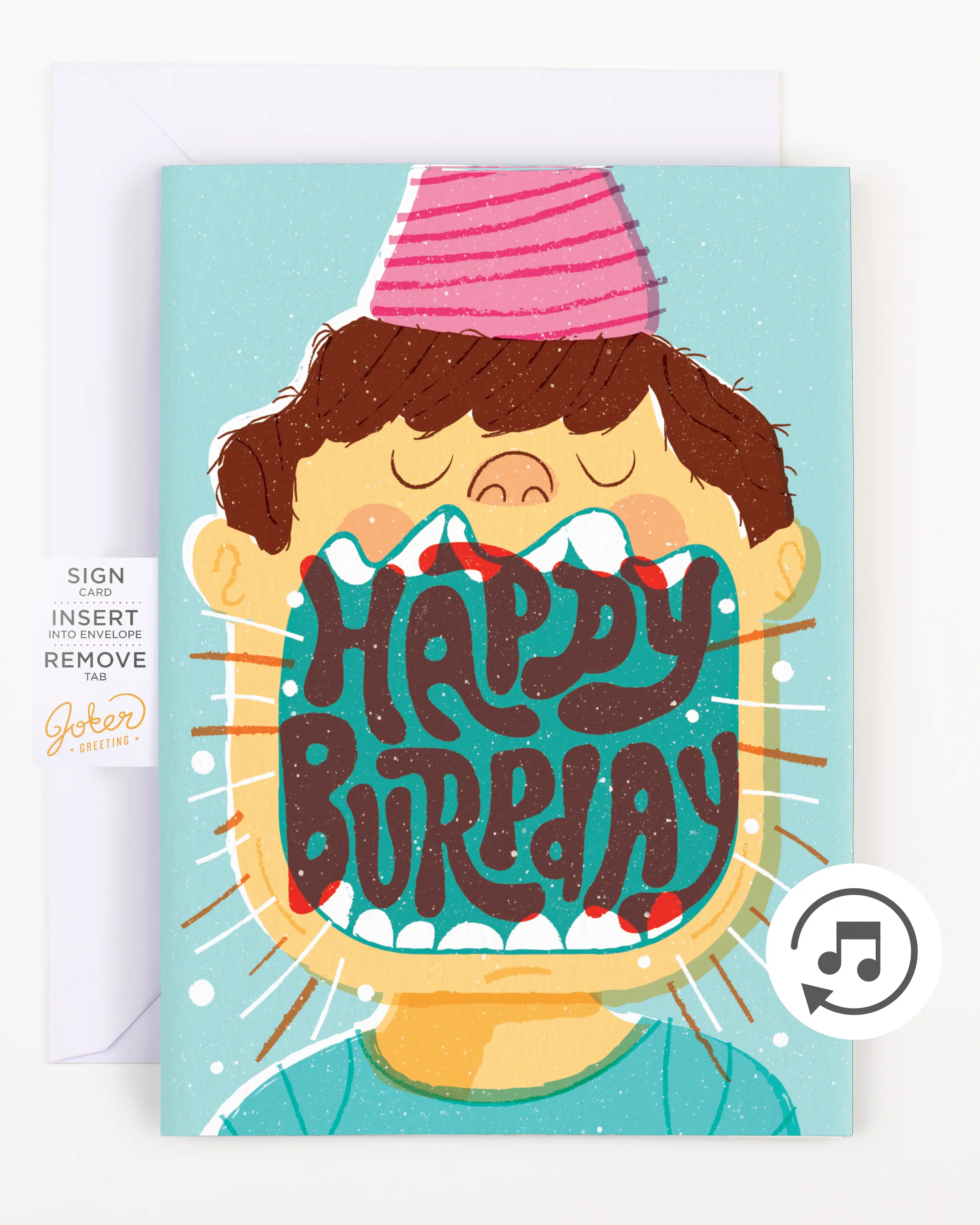 Funny Birthday Card - Endless "Burpday" Themed Glitter Trap Greeting Card with Visual Cover, BFF Gifts, Printed Office Stationery, Happy Birthday Cards, Humorous Art