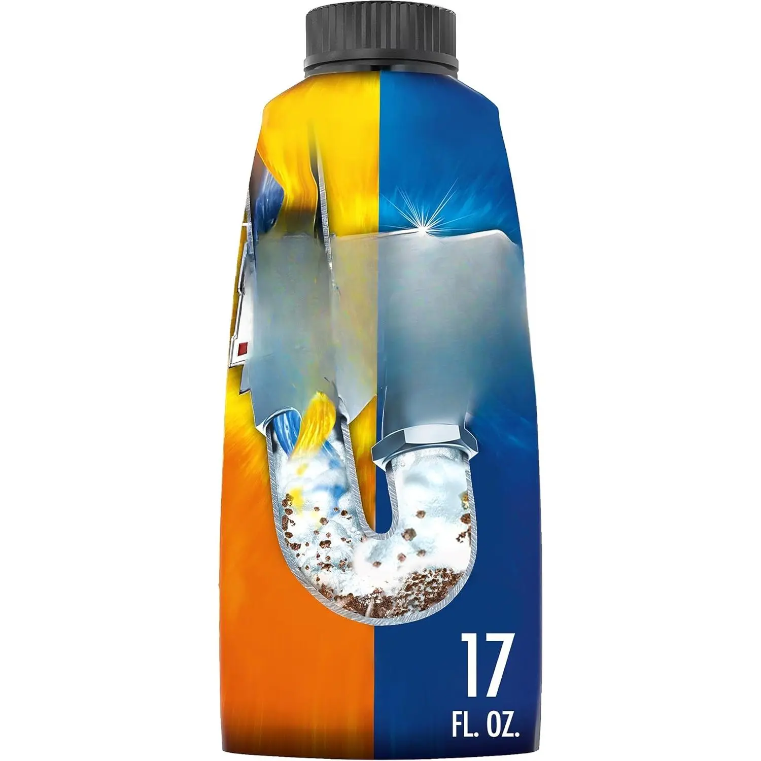 Household Dual-Force Foamer Liquid Drain Unclogger & Powerful Cleaner, 17 fl oz (pack of 1), Household Odor Eliminator for Shower, Sink Pipes