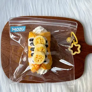 [Classic Squish Texture] taba squishy Banana Cream Roll , Fidgets Toy for Stress Relief & Fun – Perfect for Party, Birthday, Holiday & Christmas Gifts – Silicone Material [180g]