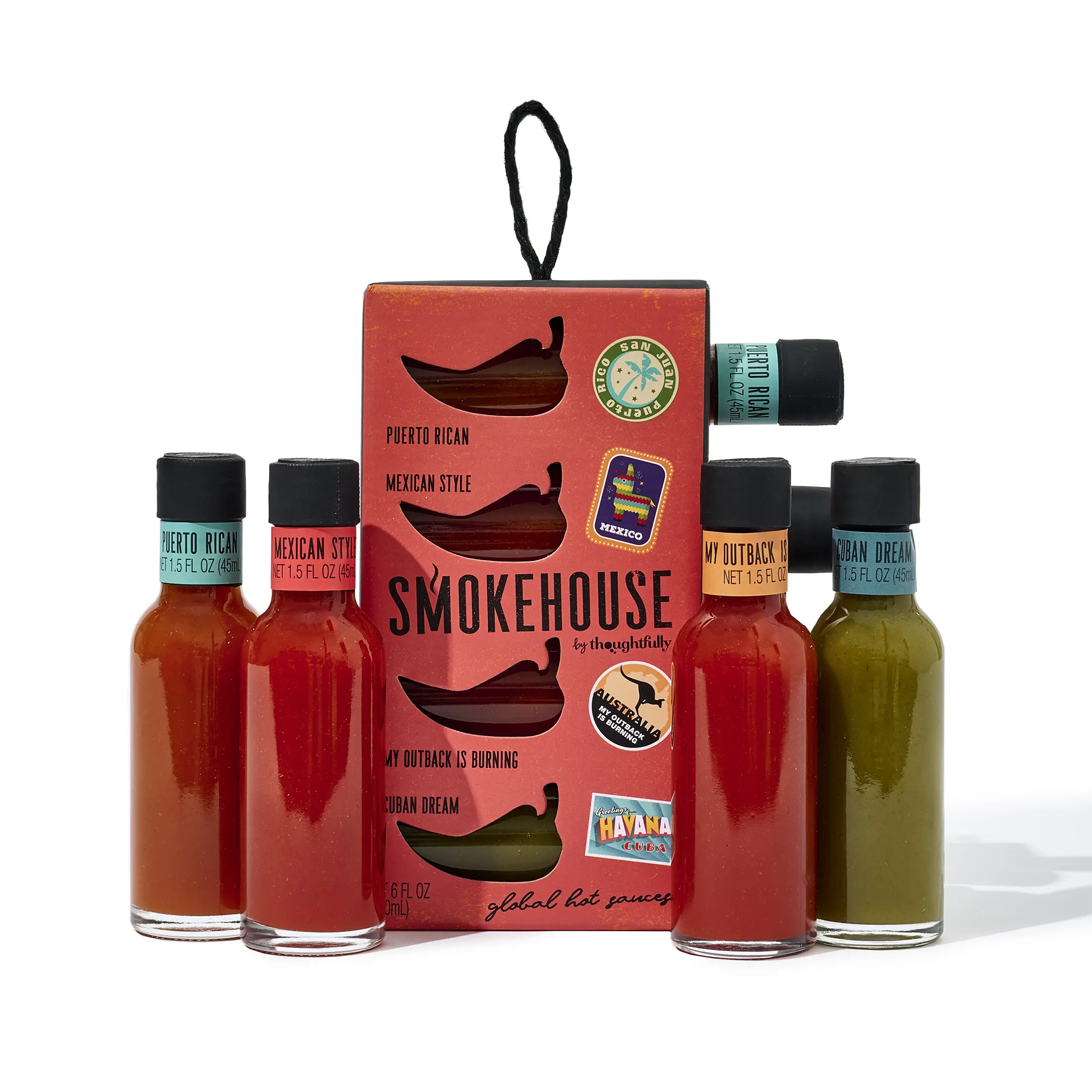 Smokehouse Global Hot Sauce Gift Set of 4