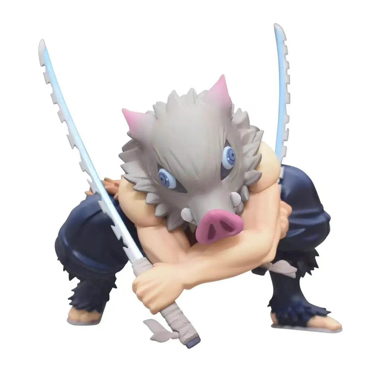 Hashibira Inosuke, Demon Slayer, Anime Figure, Anime Merchandise, Anime Merch Gift for Friends Birthday, Anime Character Statue Ornament, Desktop Decoration, Collectible Figurine, Holiday Gift, Small Gift