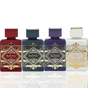 Lattafa Perfumes Bade'e Al Oud for Unisex 4 Piece Eau de Parfum Gift Set (Oud for Glory + Sublime + Amethyst + Honor & Glory) 3.4 Ounce/100 ml each Edp Scents Bold Fragrance Fragrance Sandalwood Fragrance Blend Edp Spray Delightful Scents