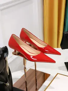 Women's Fashionable Classy Stylish Solid Color Pointed Toe Pumps, Elegant Slip on High Heel Shoes for Party, Daily Clothing Decor for Women & Girls, Flared Heels Shoes