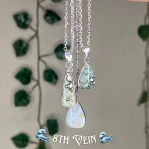 Eighth Vein Orbicular Ocean Jasper Necklaces
