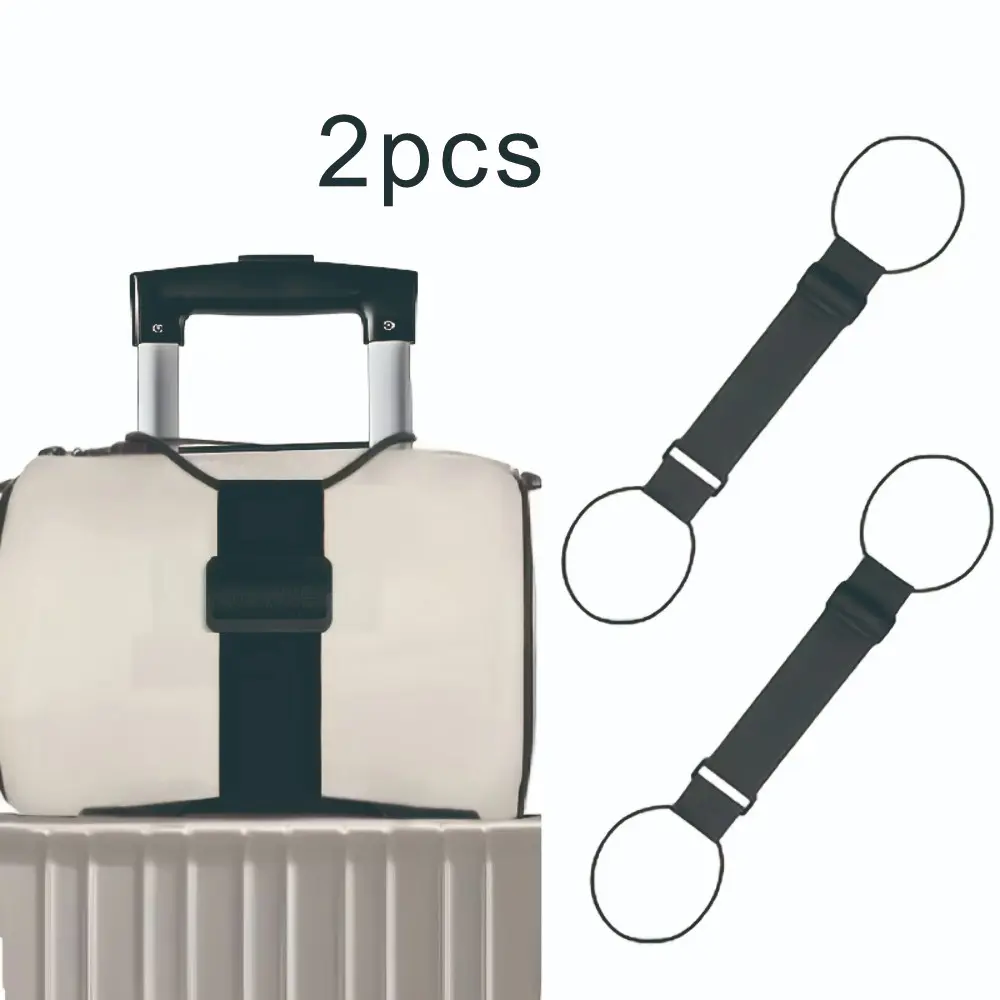 Adjustable Luggage Strap 2PCS – Elastic Suitcase Belt for Travel, Secure Bags & Prevent Accidental Opening, Multifunction Straps, Travel Essentials, Versatile Travel Accessory, Traveling Essentials