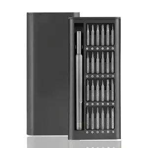 24-Piece Mini Screwdriver Set, Magnetic Precision Screwdriver, Multipurpose Screwdriver, Multifunctional Screwdriver, Non-Electric Hand Tool Kit for Phones, Laptops, Glasses, Toys & Home Repairs, Manual Repair Tools