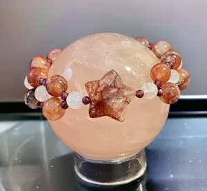 Fire Quartz Triple Bracelet; Radiate in Confidence; Be the Light