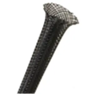 212 MAIN 0.25 in. Halogen-Free High Flexibility Braided Expandable Cable Wire Sleeving (Flexo Pet, Black)