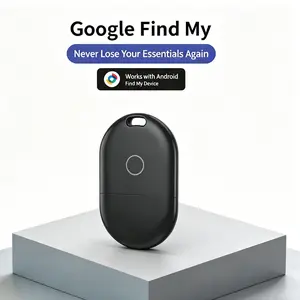 Android Only Smart Tag, Google Find My GPS Bluetooth Tracker, Item Locator, Replaceable Battery Anti-Lost Tag for Keys Wallet Luggage Bike Pet Dog Cat