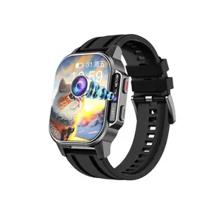 4g Smart Watch for Men Women, Amoled Display, Android, GPS, Heart Rate Monitor, Water Proof, Sports Data Tracking, Phone Calls, Tiktok, Social Media