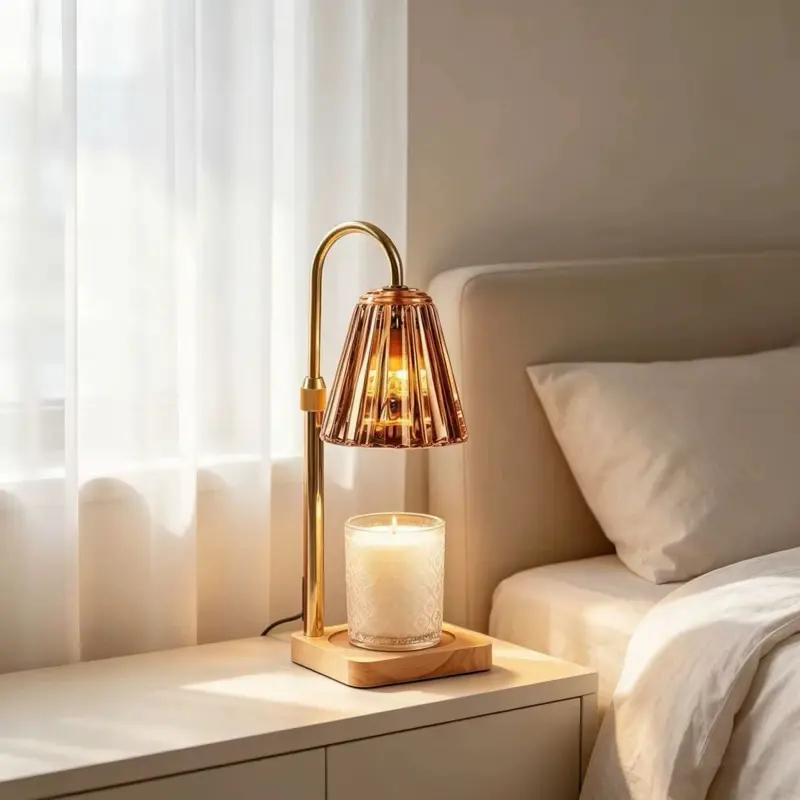 Adjustable Desk Lamp Candle Warmer Melting Lamp with Timer