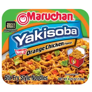 Maruchan Yakisoba Orange Chicken Flavor Stir Fry Style Noodles 120g
