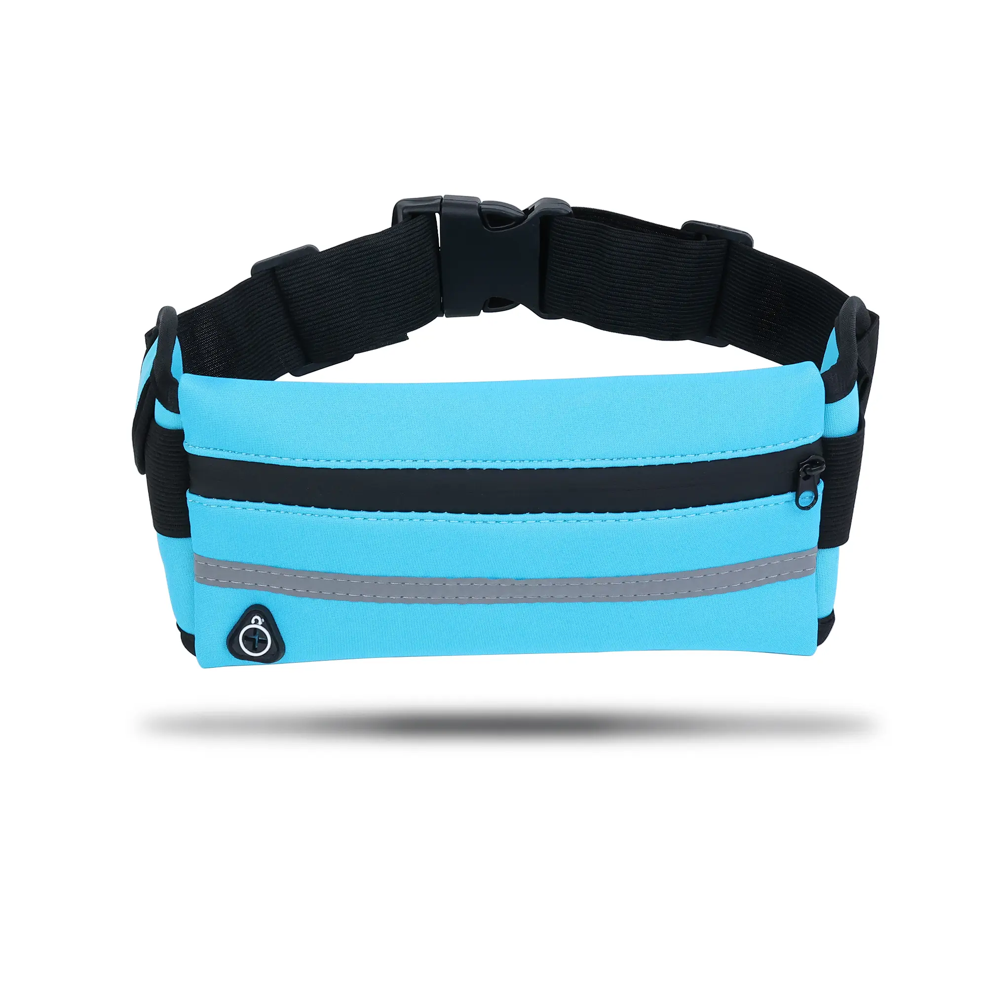Multi-Pocket Design with Reflective Strips Running Phone Waist Bag, Multifunctional Zipper Outdoor Sports Bags, Lightweight Portable Bag Bum Bag belt bag, Hiking & Fitness Gear Essential Accessory