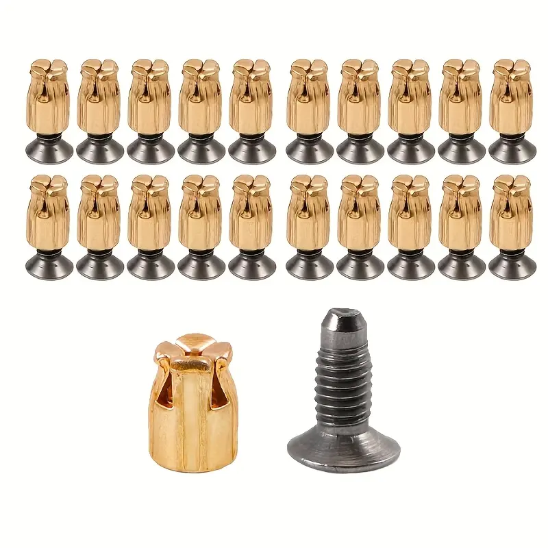 GJANSH Reusable Hinge Expansion Embedded Parts Are Suitable for Repairing Door Panel Fasteners, Durable Fasteners, Rust-proof Parts, Suitable for Door Panels, Door Locks, Cabinet Door Hinges (10/20pcs)