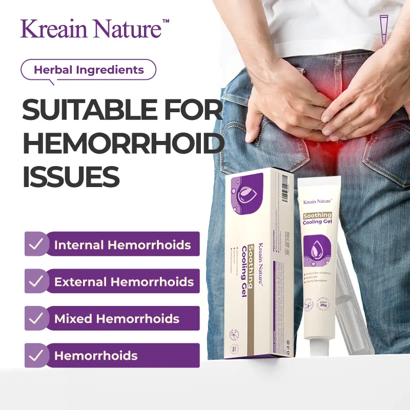 Kreain Nature 10 Herbal soothing gel, made with natural ingredients, is gentle and non-irritating, suitable for daily use
