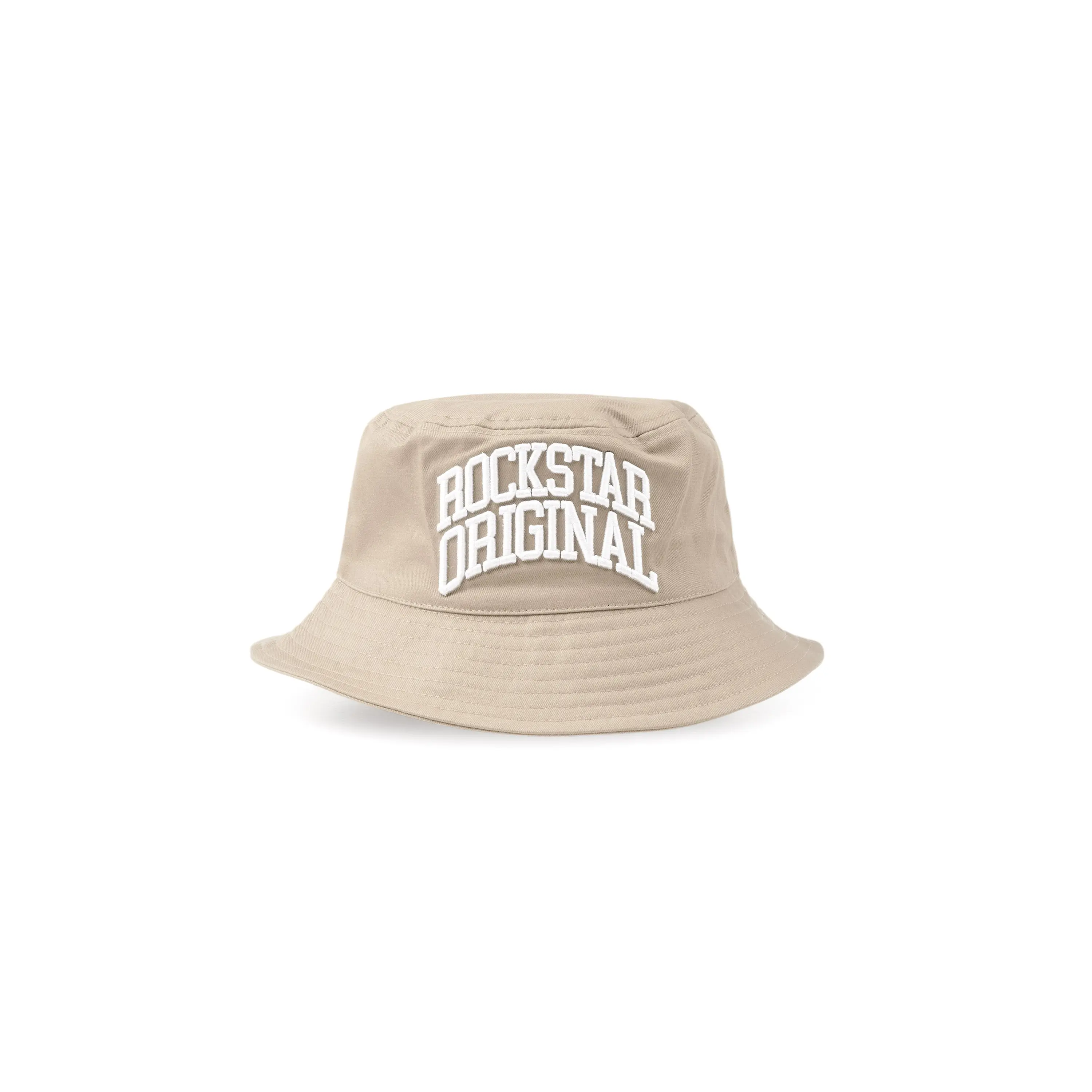Flux Beige Graphic Bucket Hat