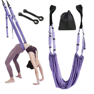 Durable Yoga Stretching Strap Suitable for Home Gym Use This Elastic Yoga Training Band Is Designed forYoga Featuring a Versatile Design for Various Exercises Including Splits And Backbends