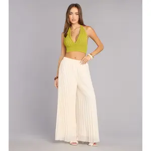Floating Moment Pleated Palazzo Pants