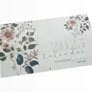 2025 Floral Watercolor Calendar - Vintage Style Hand-Painted Calendar with Inspirational Quotes - Great Holiday Gift Idea!