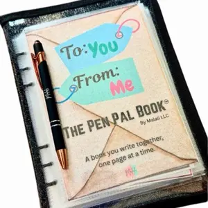 A Mailable Pen Pal Book - FRIEND GIFT - The Pen Pal Book, By Malali LLC- A Book You Write Together One Page At A Time
