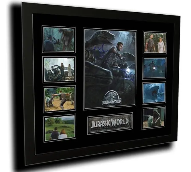JURASSIC WORLD CAST SIGNED LIMITED EDITION poster MEMORABILIA