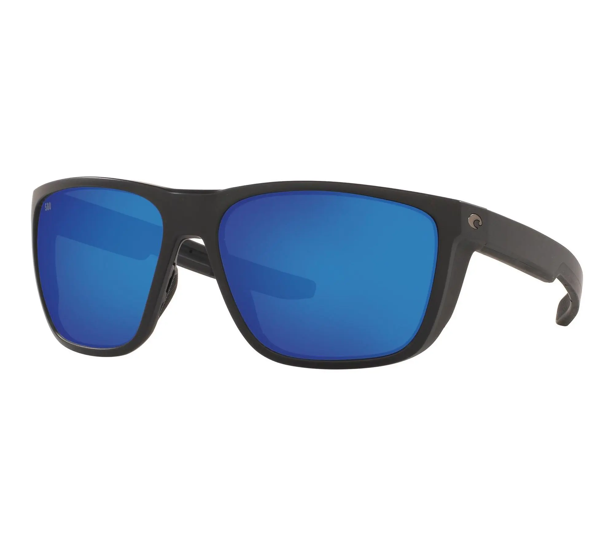 Costa Ferg Matte Black with Blue Mirror Polarized