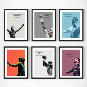 Legends Poster Motivational Sports Prints Motivational Wall Art for Bedroom, Office, Classroom, Home Gym Locker Room motivational quote wall art 24x  36  poster set Minimalist Quote posters  room  decor home decor picture
