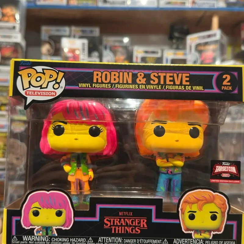 Funko Pop Stranger Things Robin & Steve Bobblehead Collectible Action Figures, Figurines Collectibles, Model Collectible Figurine