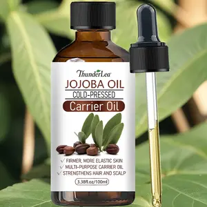 Jojoba Oil 100ml – Multi-Purpose Cold-Pressed Lightweight Carrier Oil for Daily Moisturizing and Hydrating Skin, Hair Care, Massage & Makeup Removal