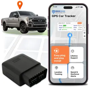 Brickhouse Security - GPS Tracker for Vehicles - TrackPort Pro OBD2 Diagnostic - GPS Tracker Tracker for Car Location and Speed - Mini OBD2 GPS Tracker for Vehicles - GPS Trackers - Subscription Required