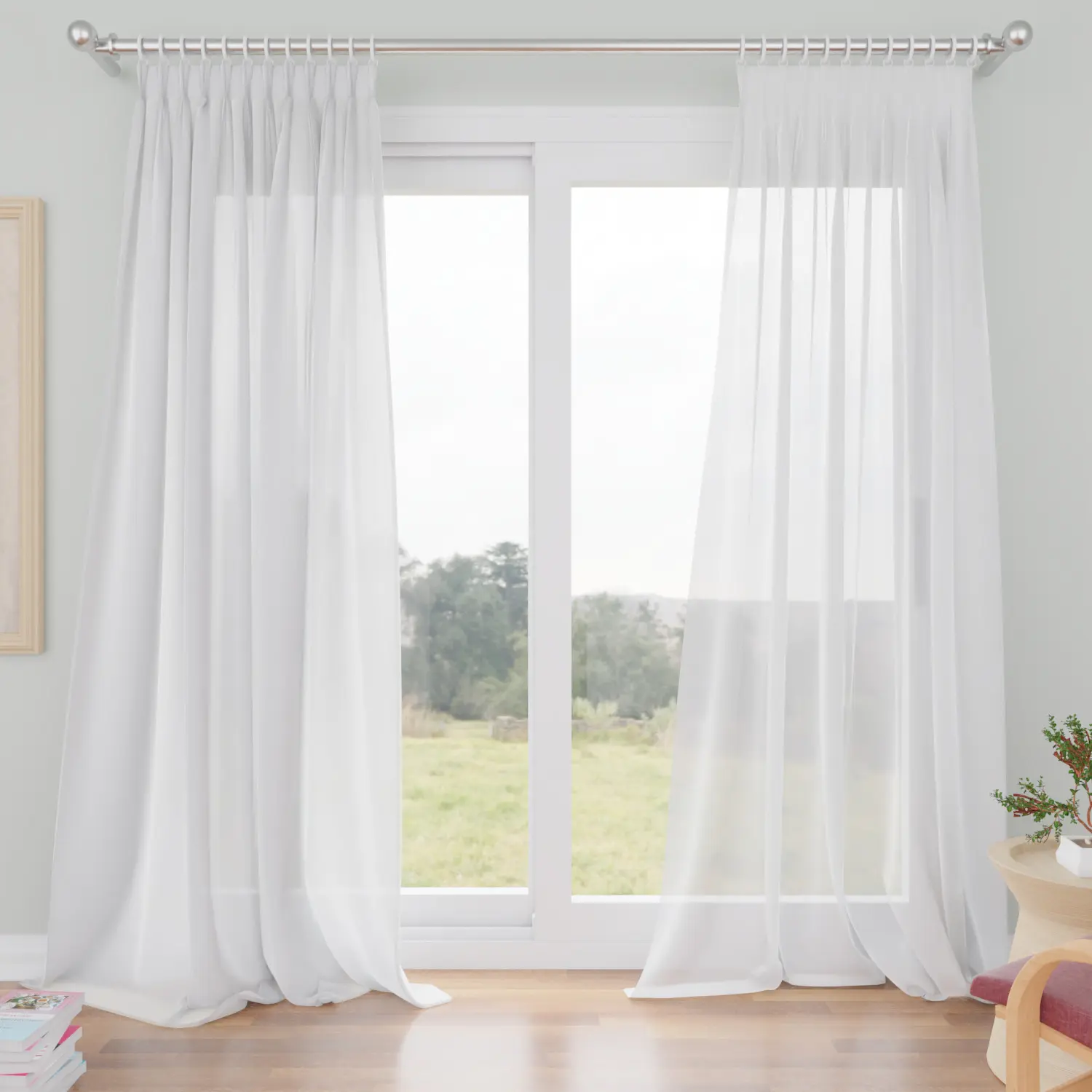 Custom Sheer Pinch Pleated Curtains, Custom Curtains Designers Fabric