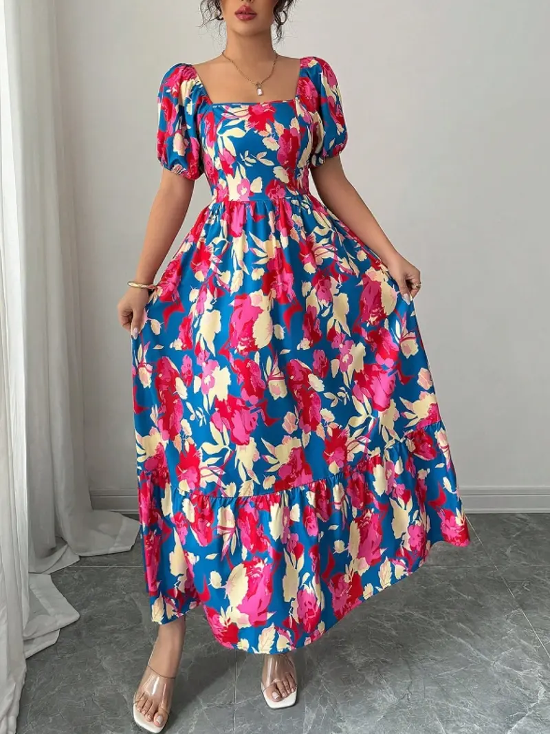 flowy dress long sleeves - TikTok Shop