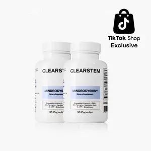 MINDBODYSKIN Hormonal Acne Supplement - Digestive Support, Liver Detoxifiers, Hormone Balancing, Mood Support, Reduces Stress, PMS Acne, Excess Oil, 90 Capsules - 2 Pack