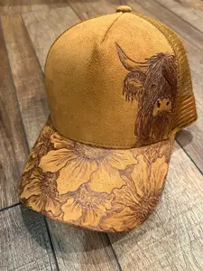 Peek-A-Coo Hat Pattern with Reverse Burn Brim