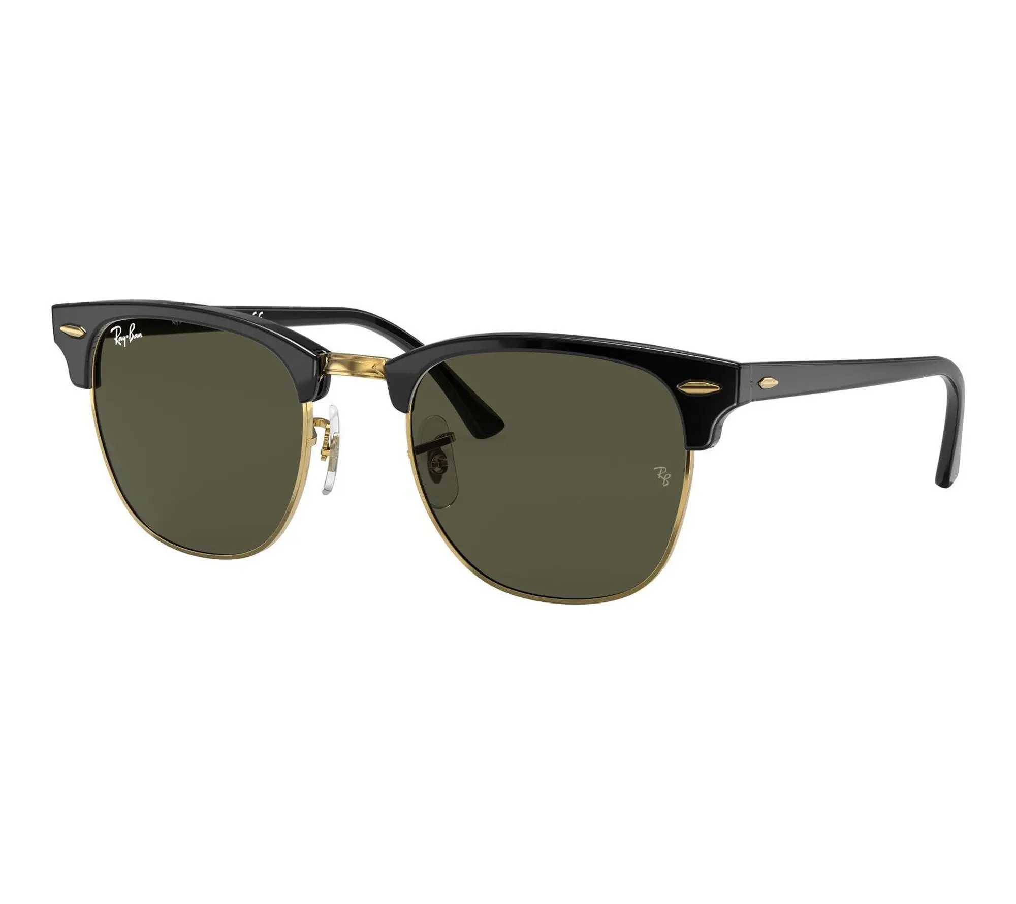 Ray-Ban Clubmaster Classic Sunglasses- PolishedBlack-51mm
