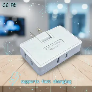 3 in 1 Rotatable Outlet Extender Perfect for Home and Travel