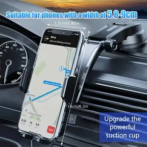Upgraded Hands-Free Car Phone Holder, Three Styles Available, Secure Dashboard Mount for Safe Driving, Enhance Your Driving Experience