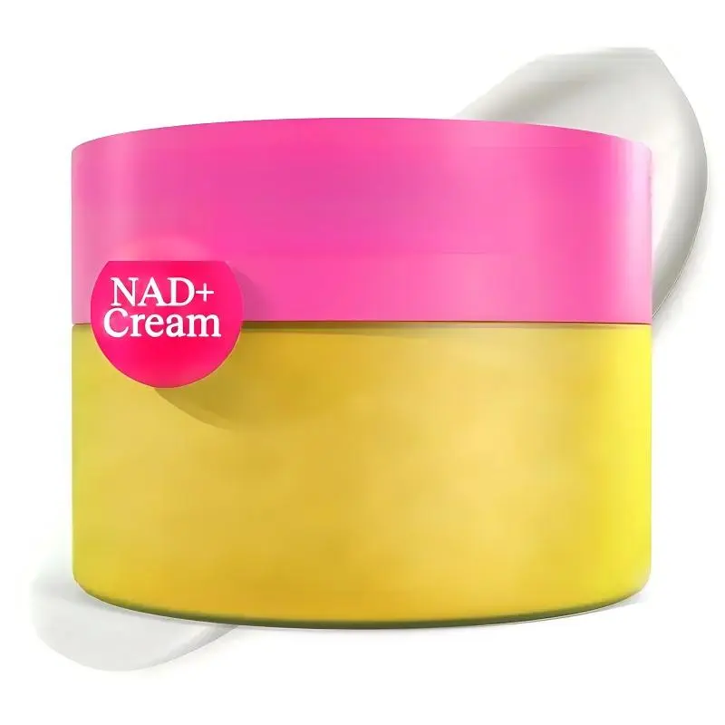 NAD+ Hydrating Face Moisturizer with Sunflower Wax & Shea - Korean Anti-Aging Cream for Radiant, Firm, Smooth Skin - Deeply Brightening Daily Cream for Face, Body, All Skin Types - 50ml Hyaluronic Acid Formula, Facial